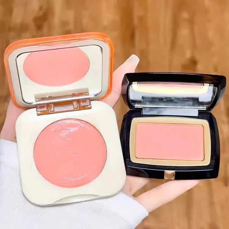 淡颜舒适区！水润腮红膏丝滑质地韩系显嫩膨胀收缩色提亮水光腮红