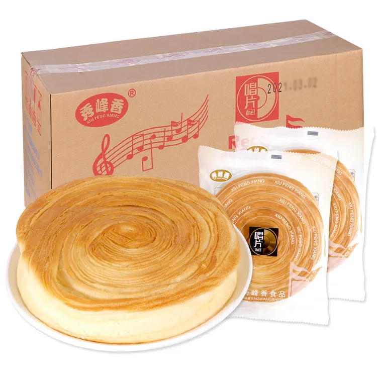 秀峰香唱片面包90g/包手撕吐司面包早餐整箱学生营养糕点零食小吃