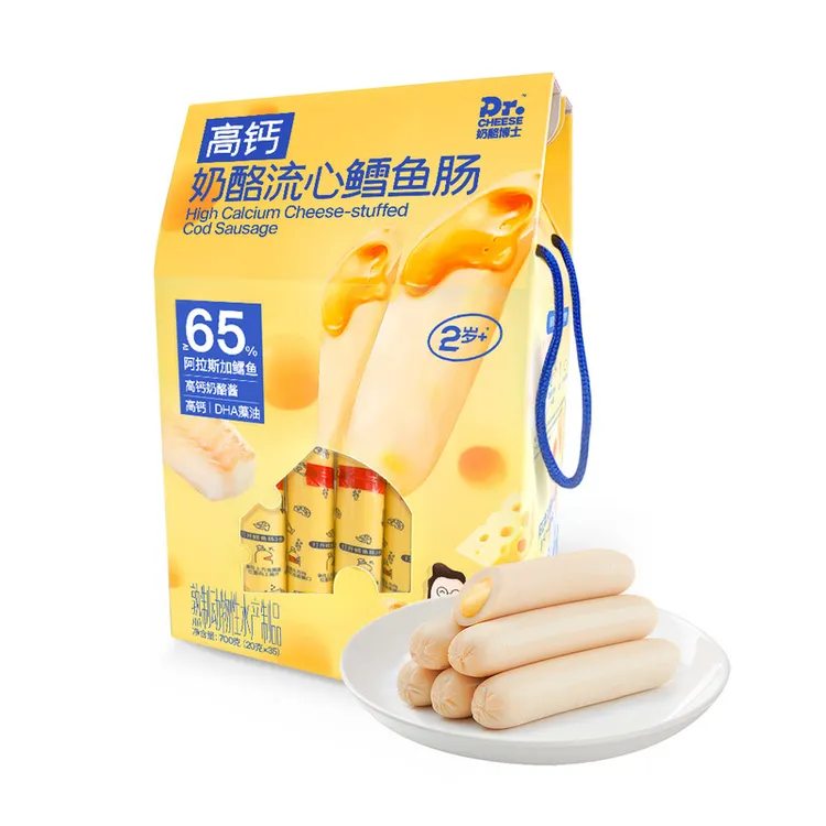 Dr.cheese/奶酪博士高钙奶酪流心鳕鱼肠700g（20g*35）