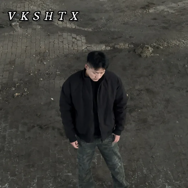 【VKSHTX】黑色四防立纯棉服冬季加厚美式外套立领垫肩cleanfit棉服