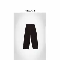 木岸MUAN:《拿铁长裤》“拿铁系列”定制美拉德高级长裤女CQ-KW-8835