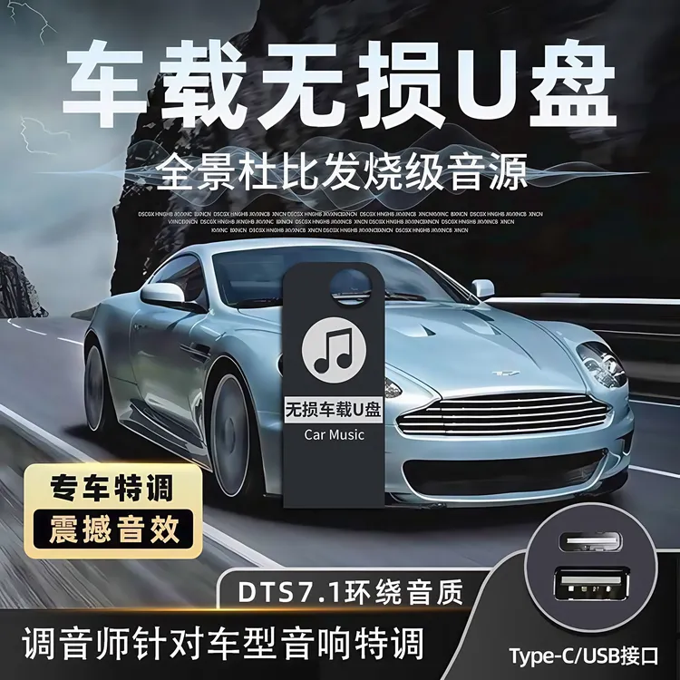 【正版授权】2025柏林之音1500高品质黑胶芯片车载U盘黑胶原声母带