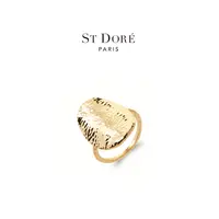 St Dore/朵蕊 铜合金戒指 塞纳流光 锤纹椭圆戒指