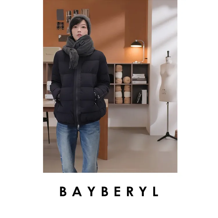 BAYBERYL老贝积云*火炉立领拉链保暖秋冬羽绒服9YRF5I1643-9/21