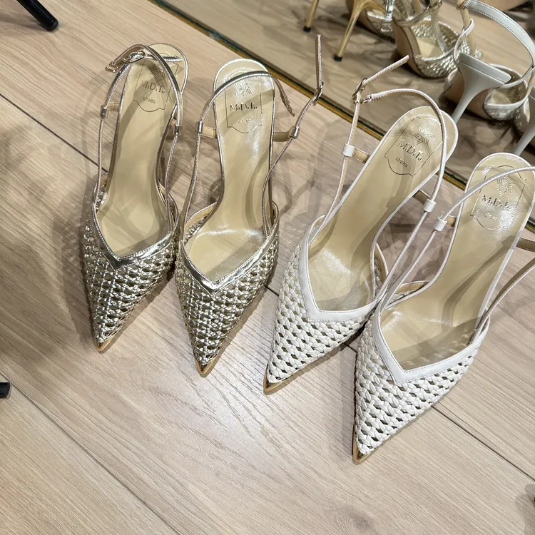 MIDITU/米蒂图 法式夏季气质高跟鞋2025年新款细跟时尚仙女风