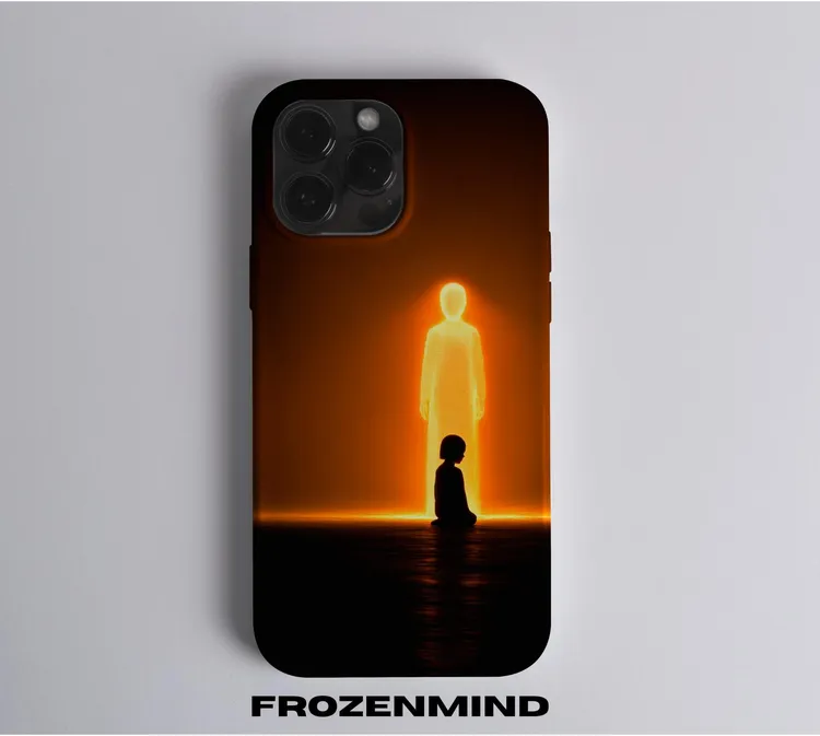 「灵体投射」手机壳华为小米弗洛曼小众个性适用于苹果磨砂手机壳