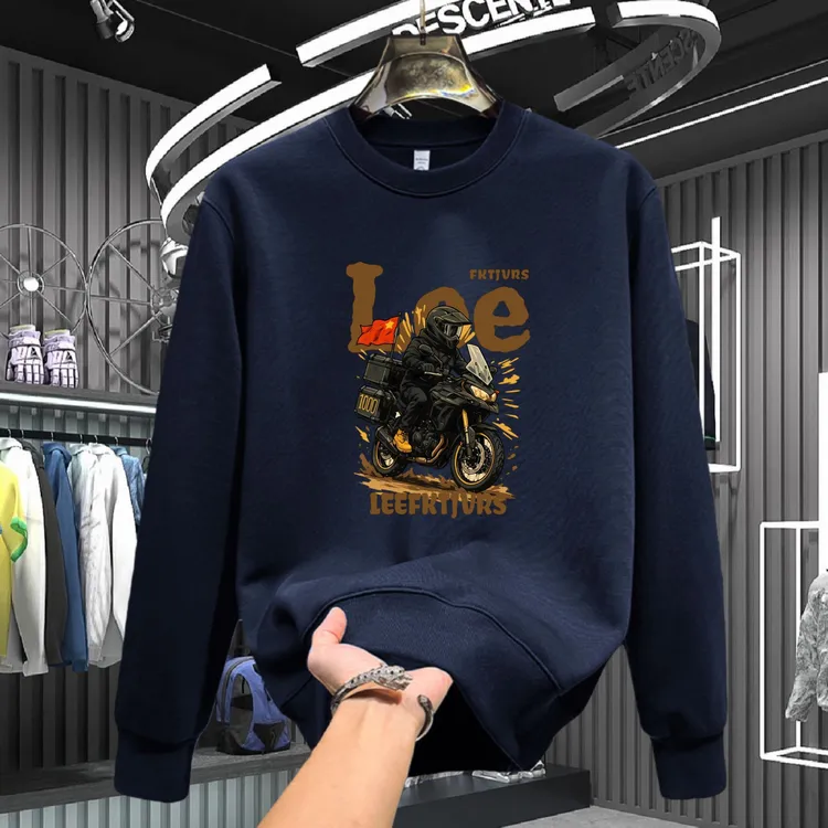 秋冬季高档潮牌套头卫衣青年男女款潮流百搭长袖男士休闲圆领上衣