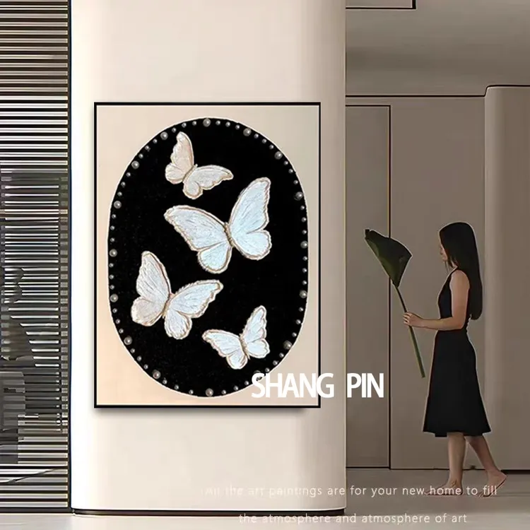 法式背景墙装饰画奶油风客厅装饰画小众客厅装饰画2025新款装饰画