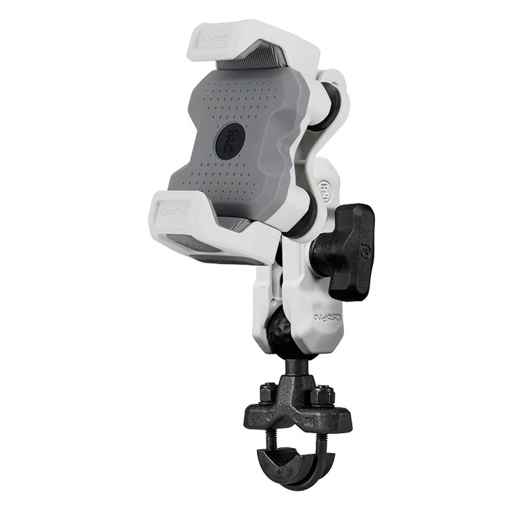 五匹osopro摩托车手机支架电动车导航纵横灰支架减震防盗无线充电