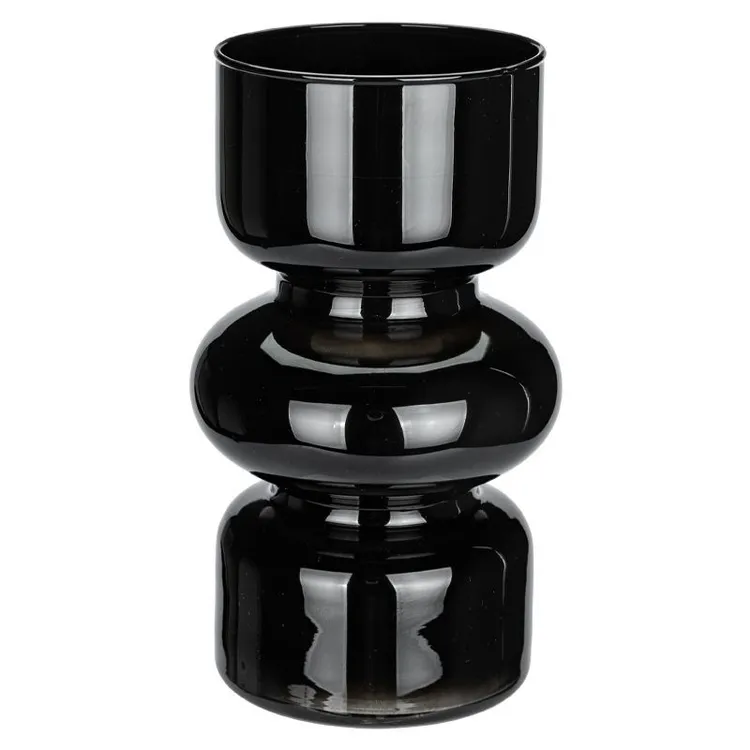 简约中古玻璃花瓶透明水养绿植插花小众高级感ins风客厅摆件装饰