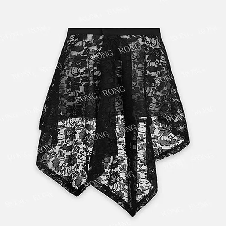 屁帘外搭洋气高档打底神气蕾丝半身裙夏季款夏天薄款遮肚子围腰