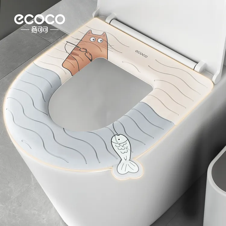 ecoco四季通用马桶垫子防水可擦免洗新款网红保暖坐便器坐便套子