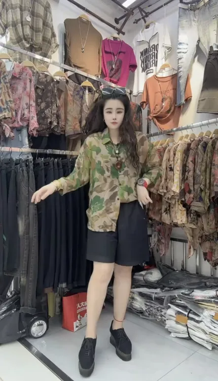 2025夏季洋气减龄天丝麻宽松大码时尚衬衫衬衣