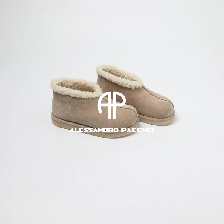 AP洛哥54128XX【太奶靴】高丝光牛反毛+羊毛温暖内增高雪地靴高帮鞋