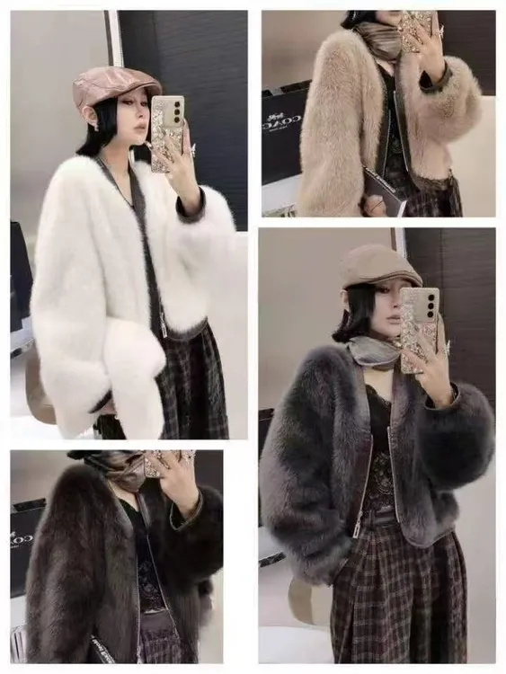 【牛总专属】2025设计师新款全包边拉链款时尚洋气短外套