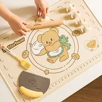 【摩登主妇&黄油小熊】硅胶揉面垫食品级面板烘焙工具加厚擀面垫