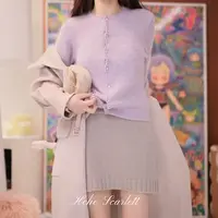 【11/25上新】立体定位钉珠绵羊毛针织毛衣圆领开衫