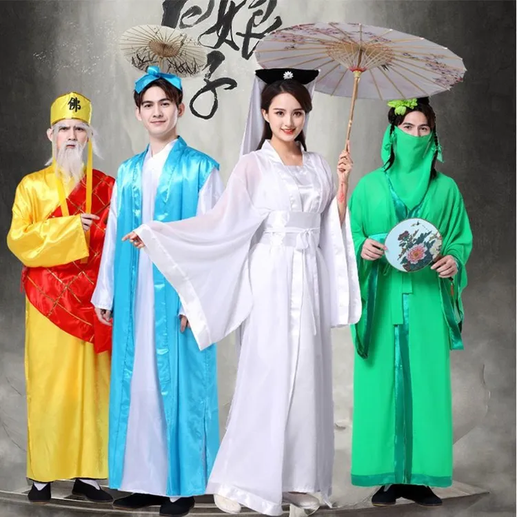 古装戏服许仙服饰白素贞法海古装演出服白蛇传新白娘子传奇小青