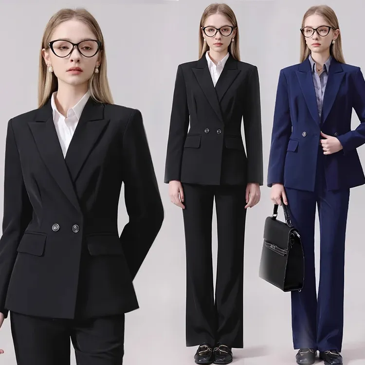 大学生面试正装套装女经理商务高级感西装外套职业工装气质工作服