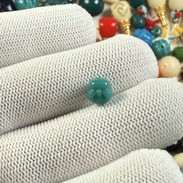 精工优化平替笑脸佛孔道可扩孔做背云雕刻手工弥勒佛7mm左右迷你