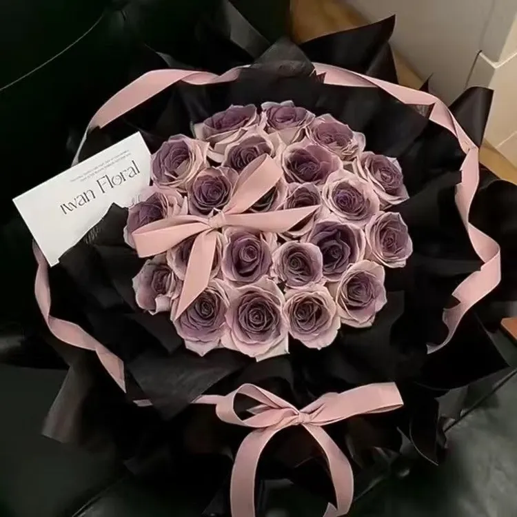 乌梅酱仿真香皂花永生花七夕情人节生日礼物送男女朋友成品花束