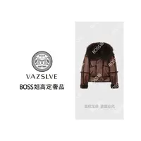 【VAZSLVE/全新奢品】捡漏兔毛羊毛毛领保暖短外套轻奢冬气质MF879