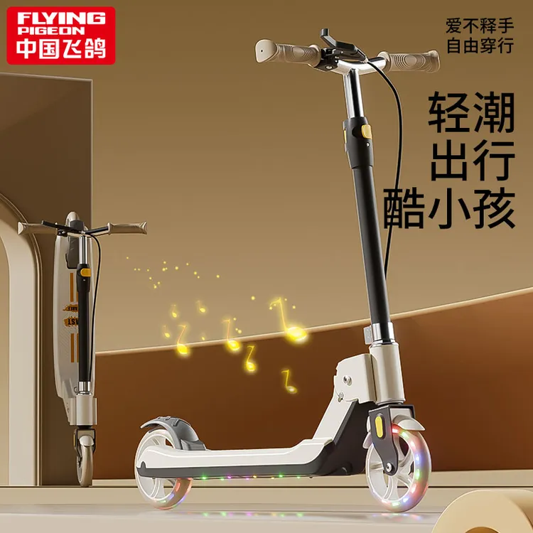 FLYING PIGEON/飞鸽两轮可折叠滑板车适合2岁以上青少年代步使用