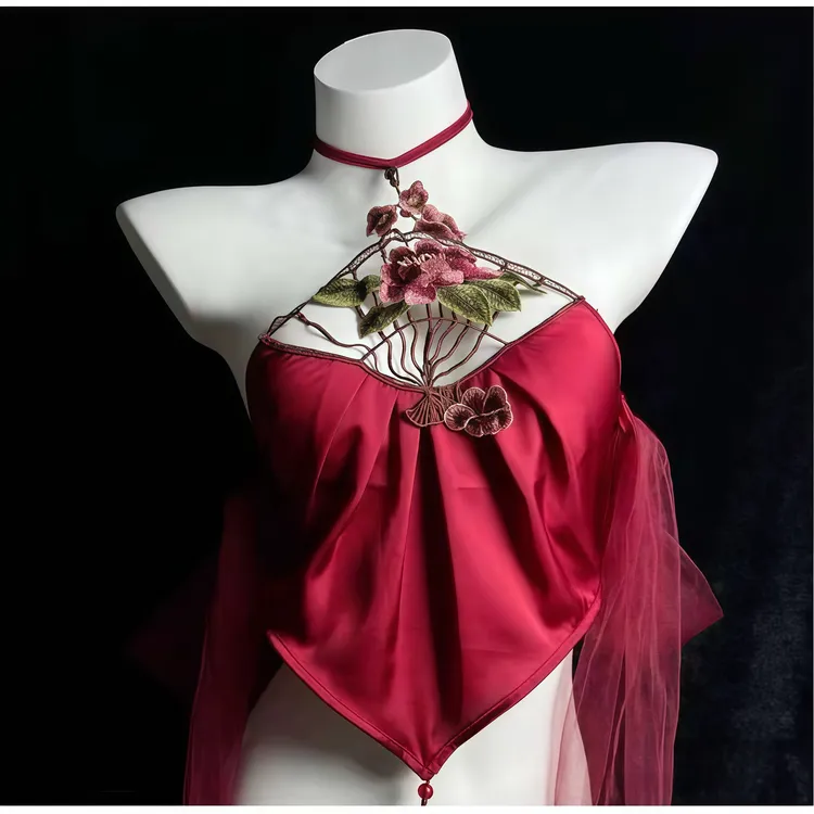 洦斯摩「丝络」商务新娘的国风古风新娘睡衣