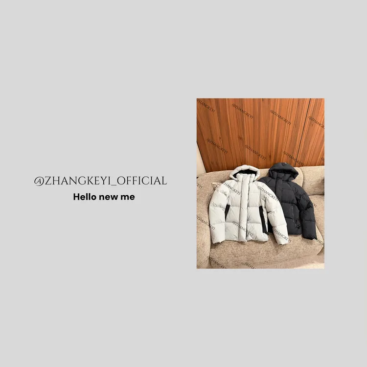 【张可以】可溯源95大白鹅！胶囊经典连帽羽绒服