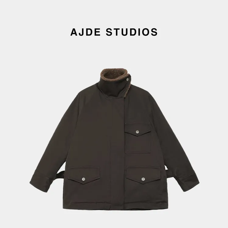 AJDE｜复古工装羔绒外套01