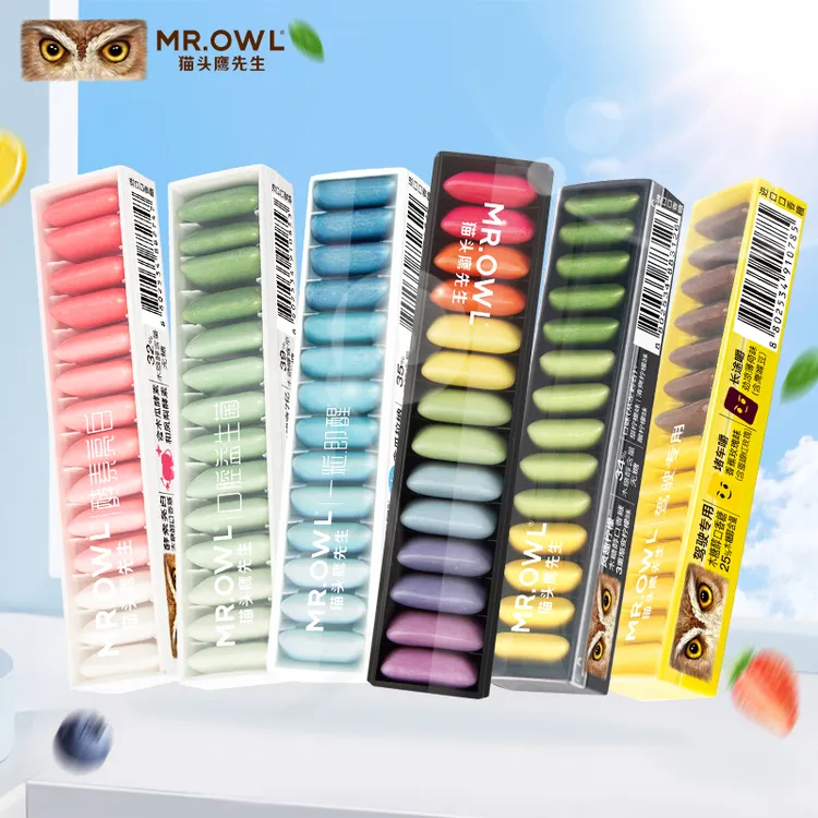 【拍1发3】猫头鹰先生进口无糖口香糖木糖醇清新口气解馋办公室必备