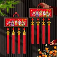 春节新年国风喜庆新款喜庆客厅玄关高档入户门背景墙挂饰