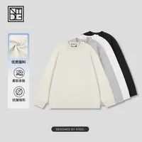 NTDG-ONE/南通大个秋季纯色立体剪裁长袖圆领上衣1503