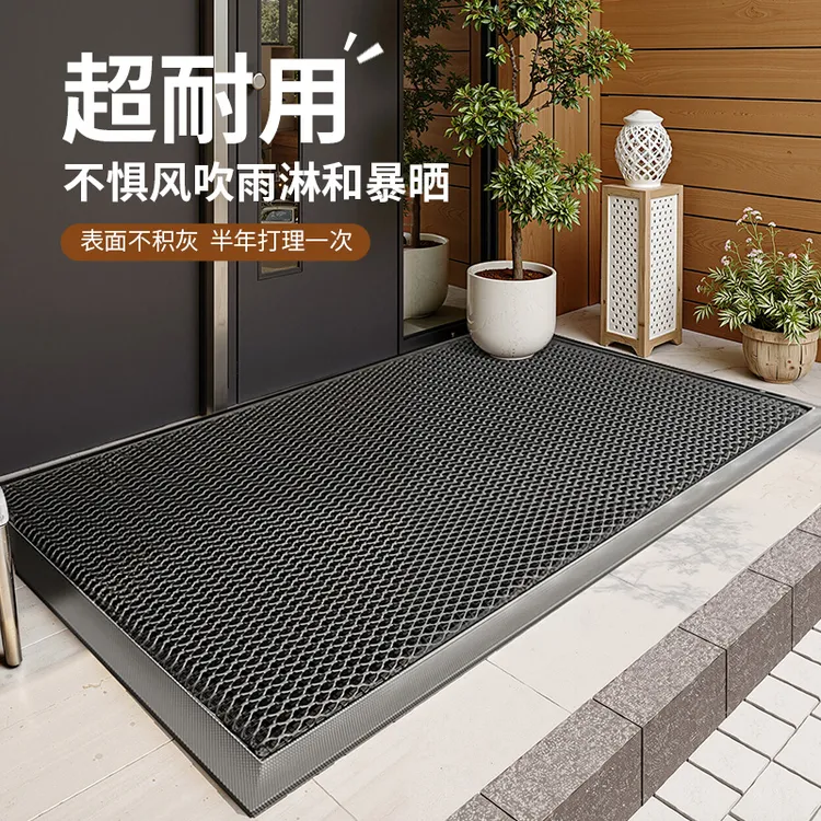 高弹入户门地垫别墅家用大门口除尘门垫防滑脚垫进门蹭土耐脏垫子