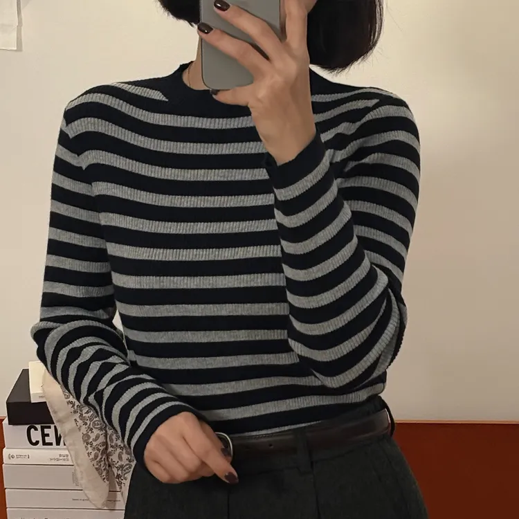 XIYE&W【邂逅条纹衫】上衣