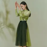 Distin Kidny/迪凯【星线好物】修身显瘦上衣清新打底衫女DW12135S1