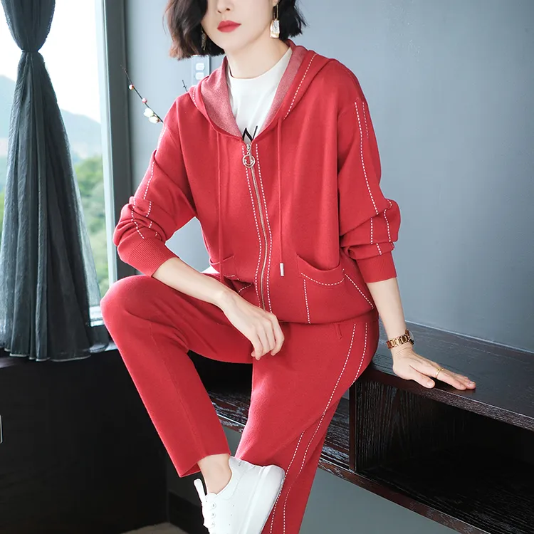 JOZDICE/纪治迪哲运动套装夏季洋气休闲时尚百搭跑步运动服套装女