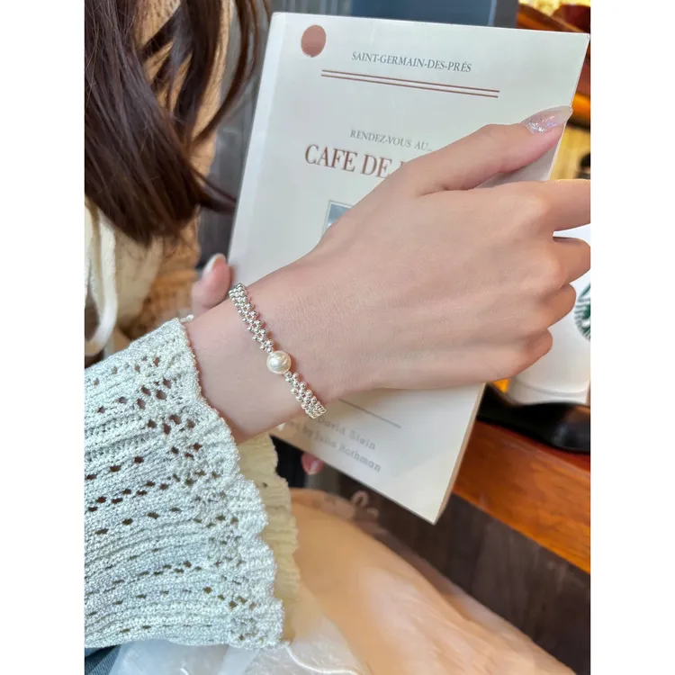 925银手链 Ben.S本饰 蕾丝纯银手链女款轻奢小众设计ins闺蜜A359