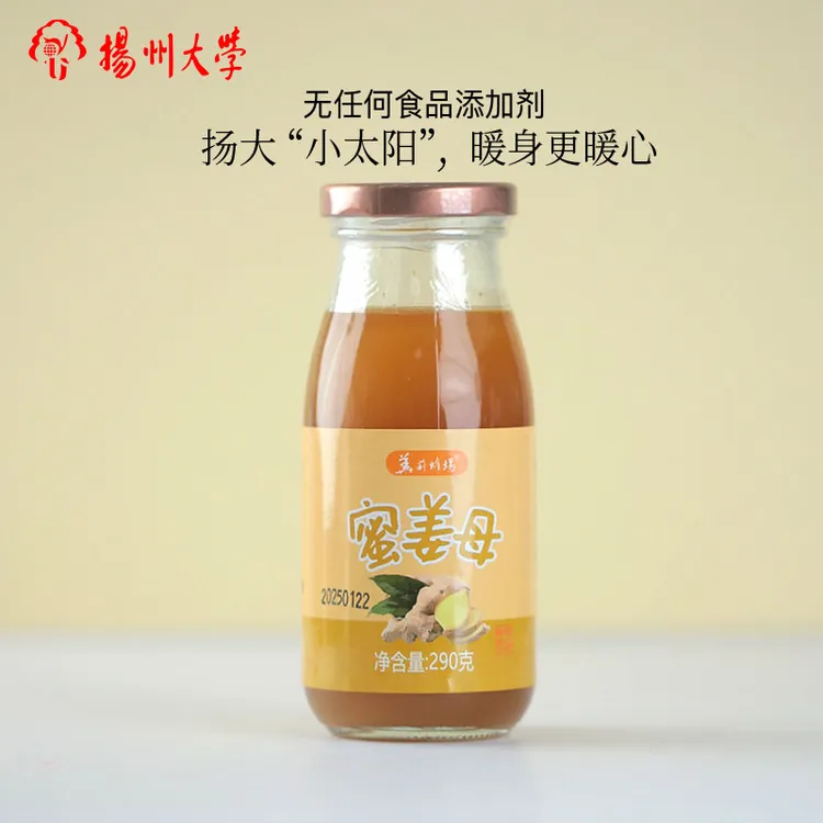 【扬州大学】蜜姜母饮品无添加四季冲调冲泡防抗寒暖姜茶290g天然优
