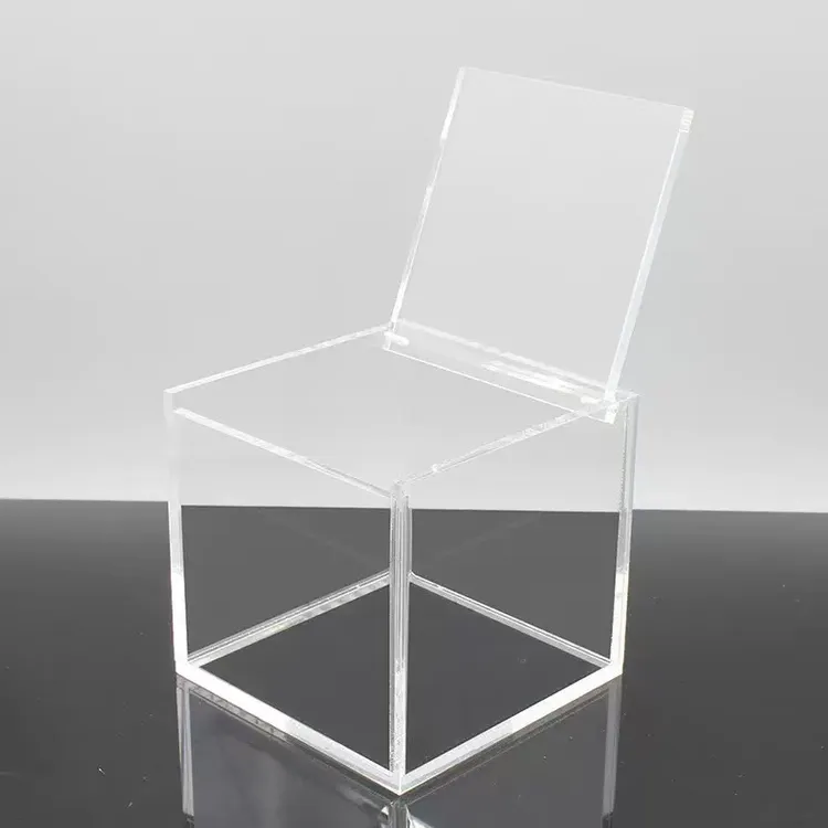 收纳透明中国风防尘桌面收纳盒加大款办公度假风韩系亚克力盒子