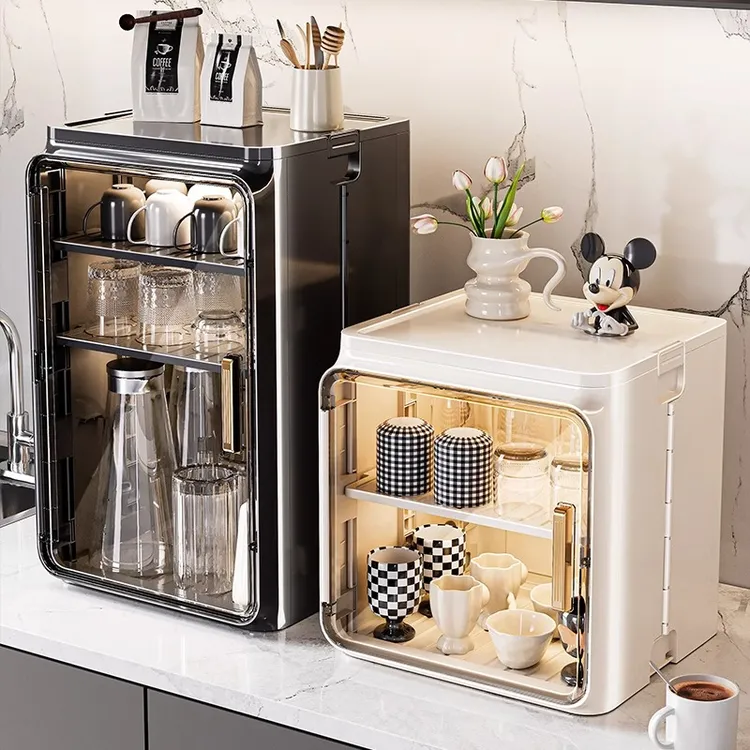 防尘杯子收纳置物架杯架水杯储物架茶具茶杯架咖啡杯马克杯收纳盒