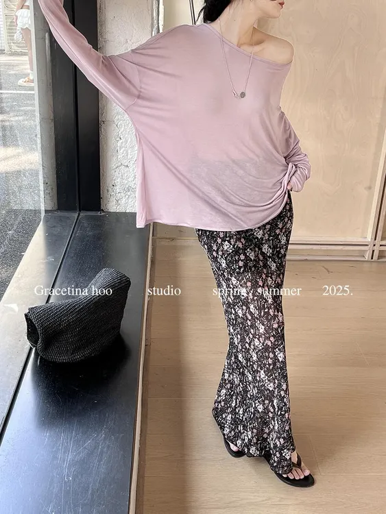 KELE【洋气休闲可乐店】法式浪漫定制色织碎花松紧腰休闲百搭半身裙