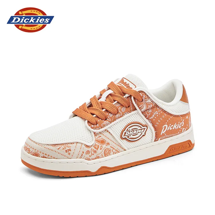 Dickies2025夏季新款板鞋腰果花低帮增高鞋户外休闲百搭板鞋男鞋