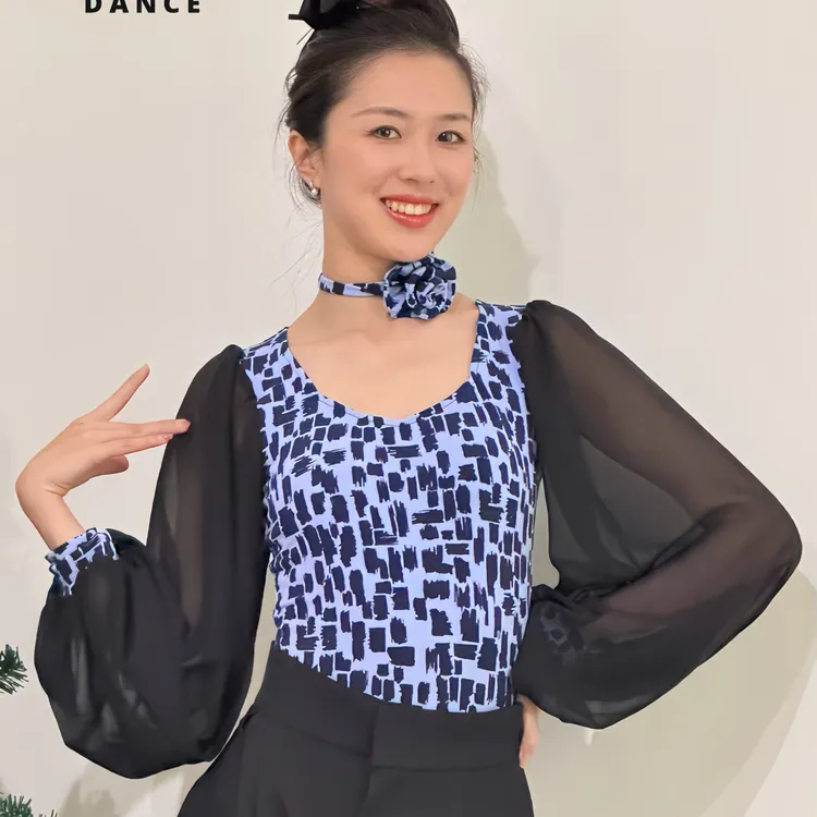 DM DANCEWEAR 高级定制 | 古早美人 |摩登舞上衣