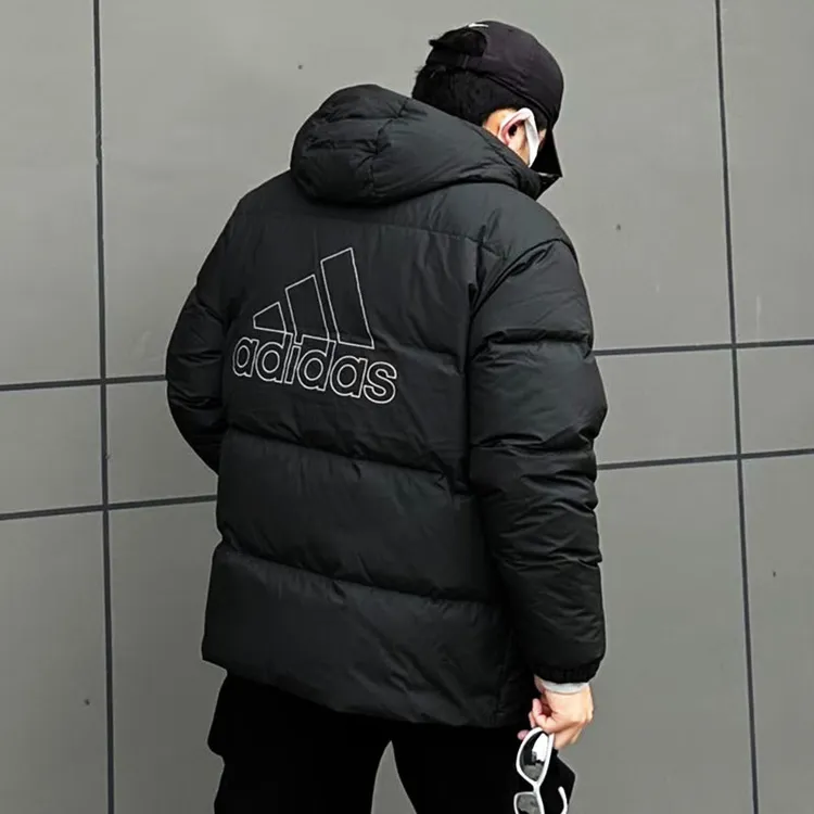 adidas阿迪达斯冬季新款男女羽绒服连帽600蓬加厚宽松外套 IV7560