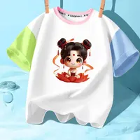 儿童卡通百搭印花短袖T恤夏季新款女童男童洋气可爱纯棉半袖上衣