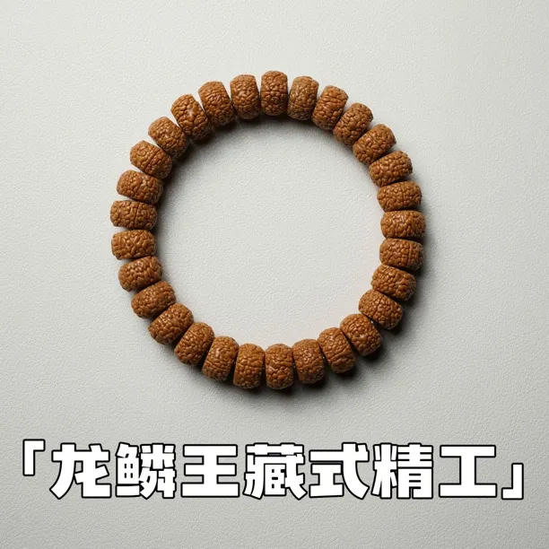 「龙鳞王藏式精工.超顶版」小金刚菩提手串