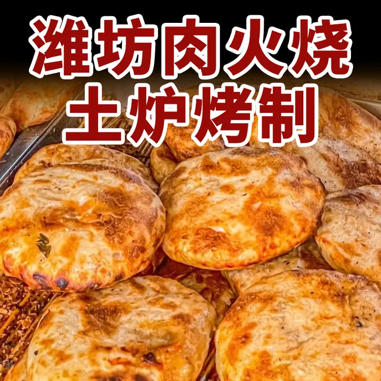 半成品烧饼潍坊肉火烧特色儿童早餐山东煎饼早饭速冻营养早餐饼