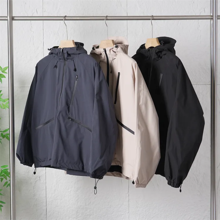 秋冬季男士连帽加绒保暖夹克轻户外运动休闲防泼水防风外套JC2209