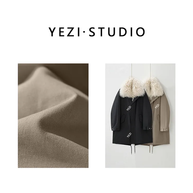 【香榭女神】韩国进口面料90白鹅.绒可脱卸羊毛派克服25408050